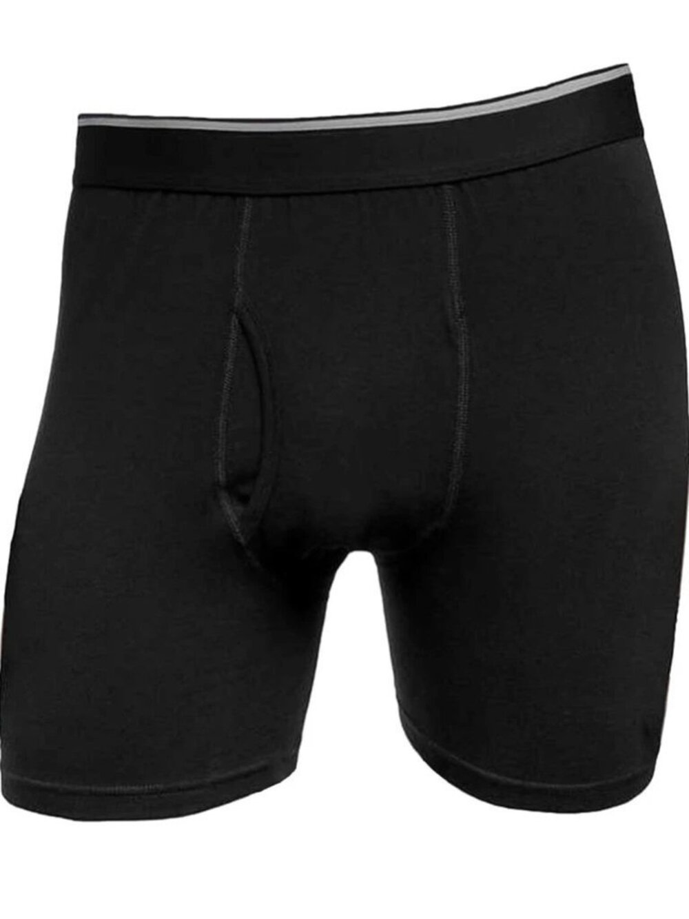 NWT Kirkland Signature Men's Black M 4-Pack Supima Cotton Boxer Briefs C0870
